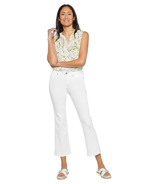 NYDJ Waist Match Relaxed Flare in Optic White