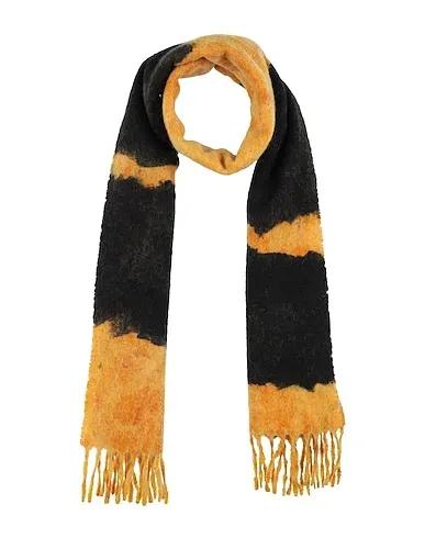 Ocher Boiled wool Scarves and foulards