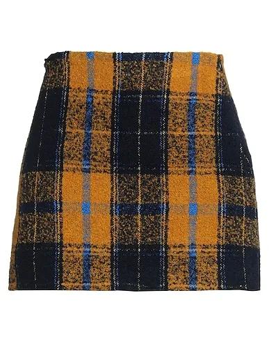Ocher Bouclé Mini skirt