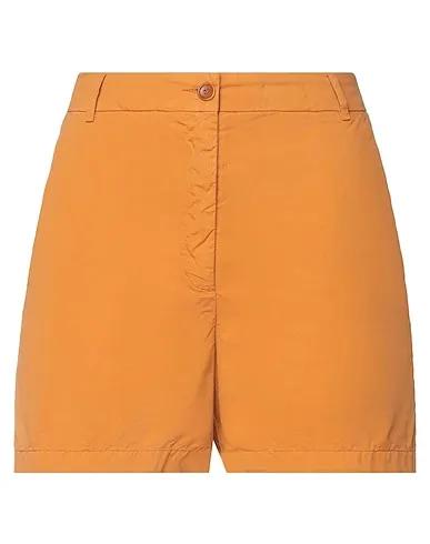 Ocher Cotton twill Shorts & Bermuda