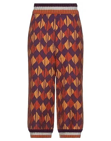 Ocher Flannel Cropped pants & culottes
