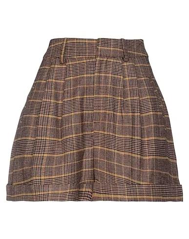 Ocher Flannel Shorts & Bermuda