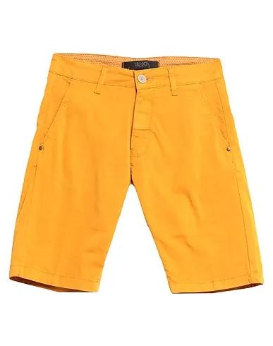 Ocher Gabardine Shorts & Bermuda