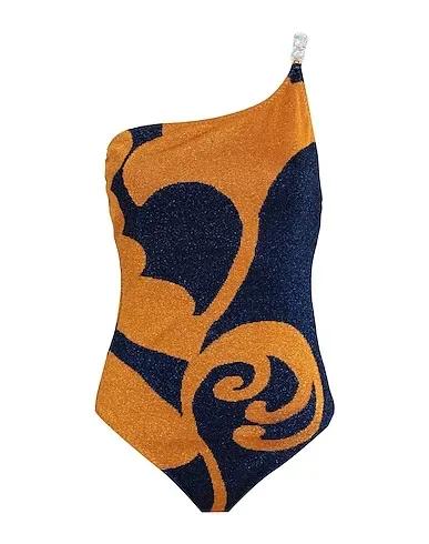 Ocher Knitted One-piece swimsuits