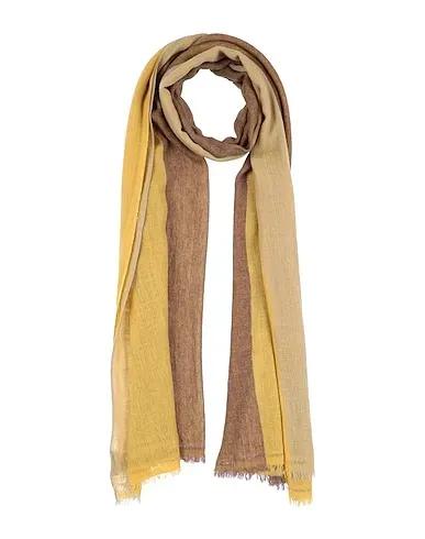 Ocher Knitted Scarves and foulards