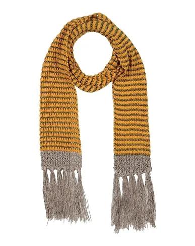 Ocher Knitted Scarves and foulards