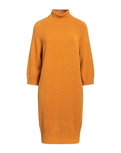Ocher Knitted Short dress