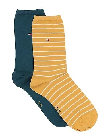 Ocher Knitted Short socks