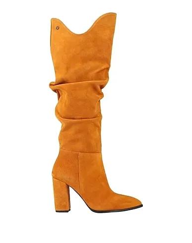 Ocher Leather Boots