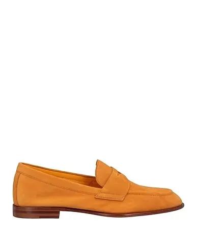Ocher Leather Loafers