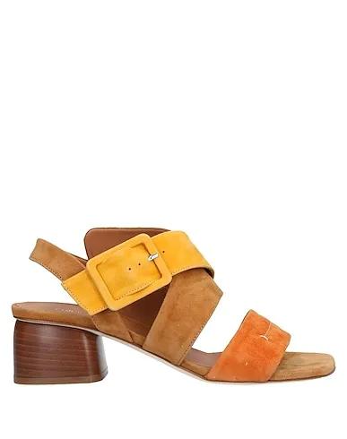 Ocher Leather Sandals