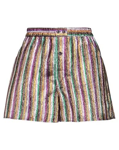 Ocher Plain weave Shorts & Bermuda