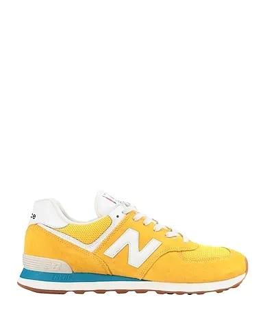 Ocher Techno fabric Sneakers 574