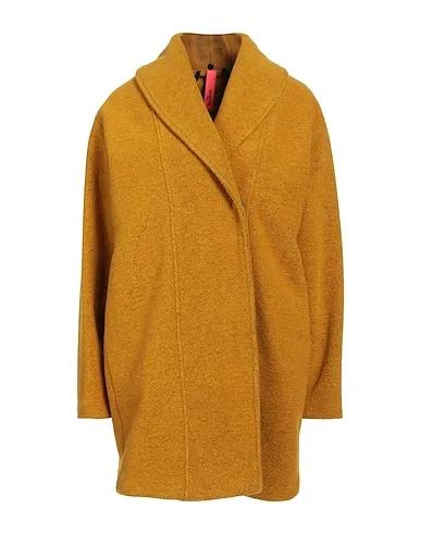 Ocher Tweed Coat