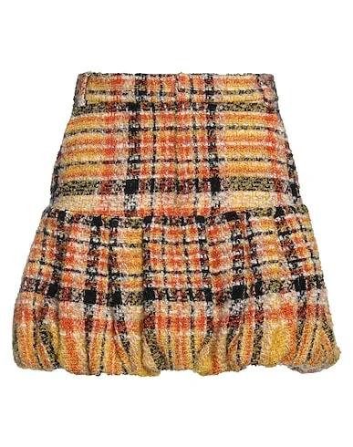 Ocher Tweed Mini skirt