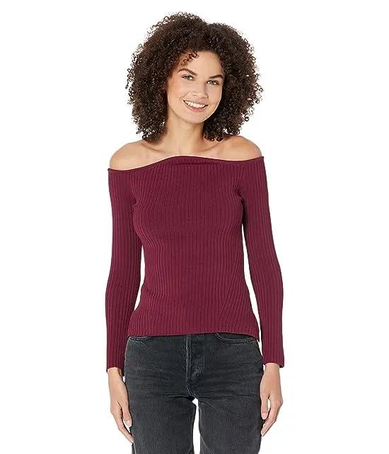 Off-the-Shoulder Sweater