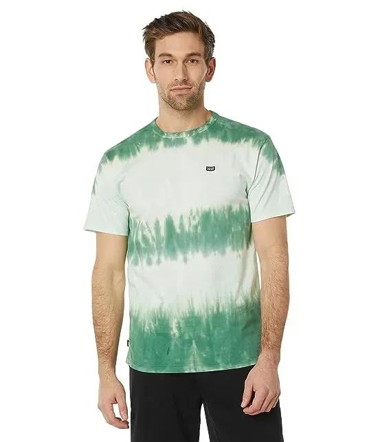 Off The Wall Striped Tie-Dye Short Sleeve Tee