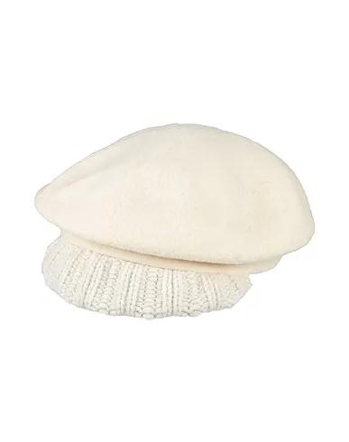 Off white Boiled wool Hat
