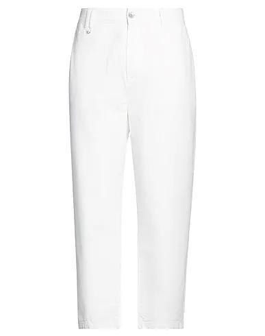 Off white Canvas Casual pants