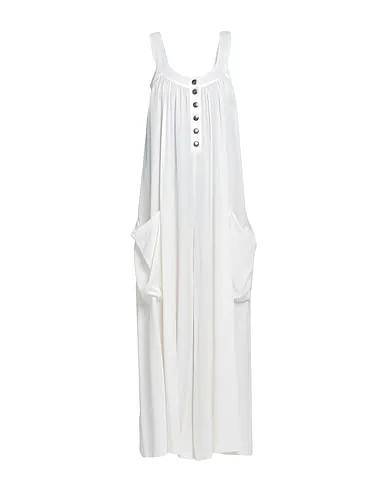 Off white Cotton twill Jumpsuit/one piece