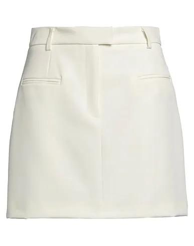 Off white Crêpe Mini skirt