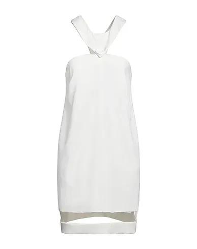 Off white Crêpe Short dress