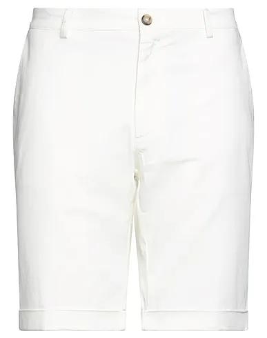 Off white Gabardine Shorts & Bermuda