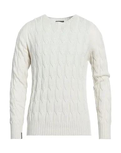 Off white Knitted Cashmere blend