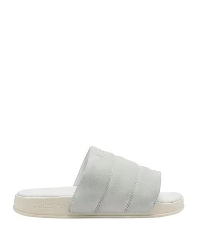 Off white Leather Sandals ADILETTE ESSENTIAL W