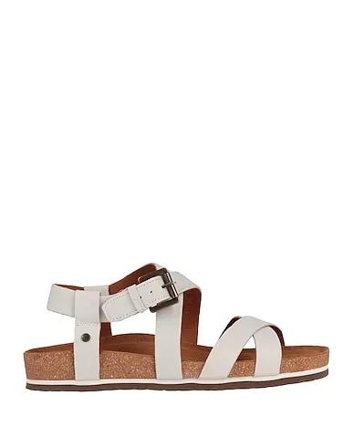 Off white Leather Sandals