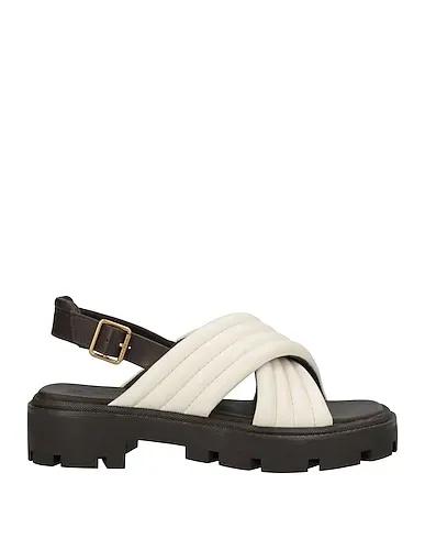 Off white Leather Sandals