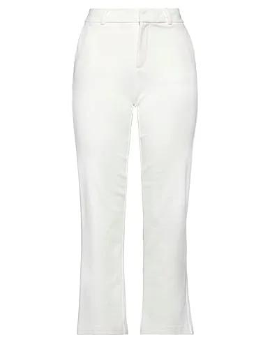 Off white Piqué Casual pants
