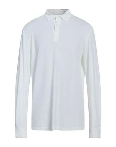 Off white Piqué Solid color shirt