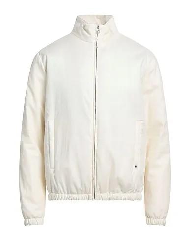 Off white Plain weave Shell  jacket