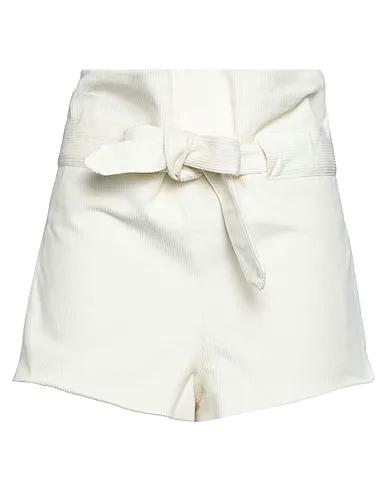 Off white Velvet Shorts & Bermuda