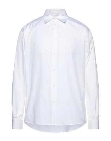 OFF-WHITE™ | White Men‘s Solid Color Shirt
