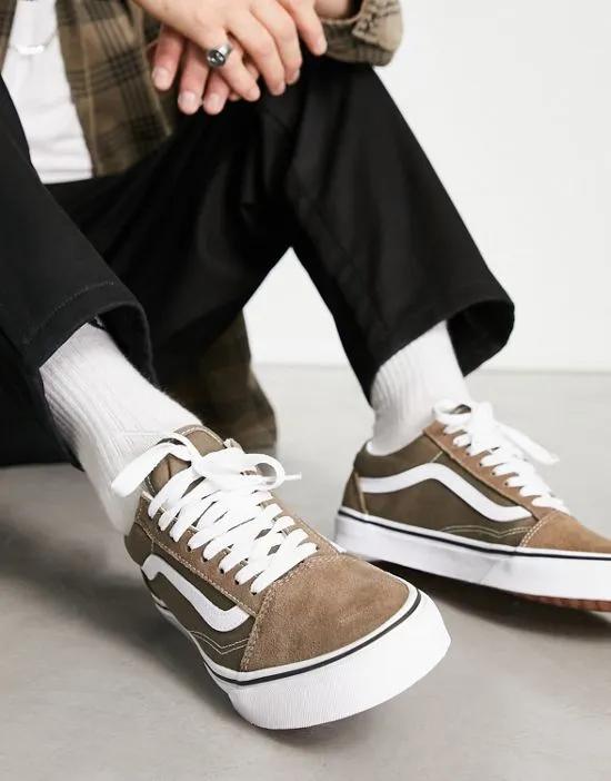 Old Skool Color Theory sneakers in light brown