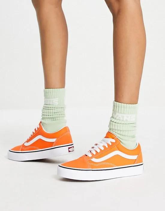 Old Skool sneakers in orange
