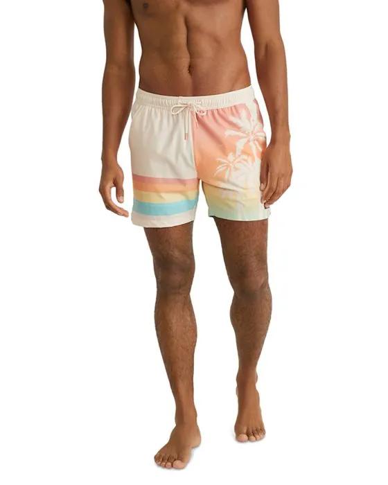 Ombre Palm Swim Shorts