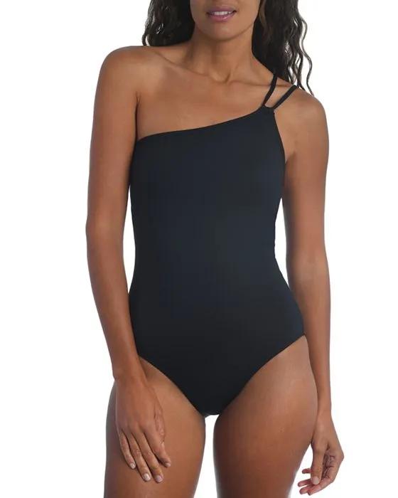 One-Shoulder One Piece Swimsuit