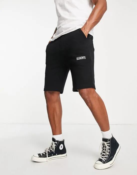 Opposition sweat shorts in black