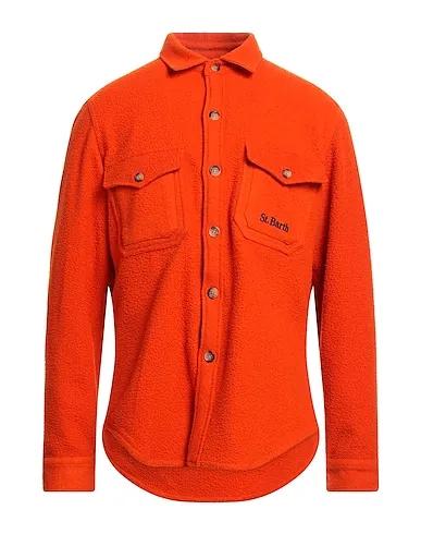 Orange Baize Solid color shirt
