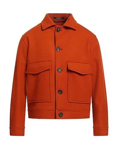 Orange Boiled wool Jacket