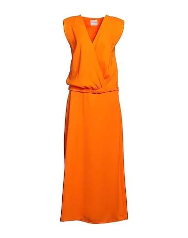 Orange Cady Long dress