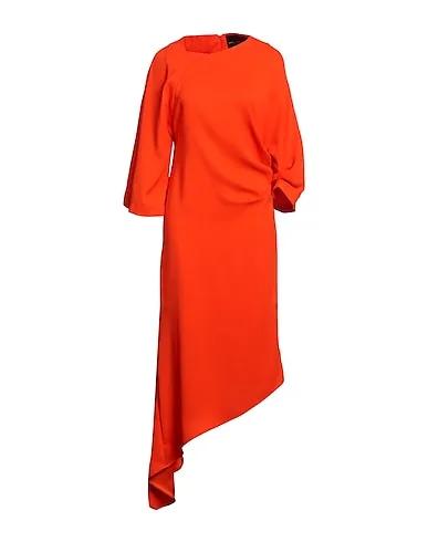 Orange Cady Midi dress