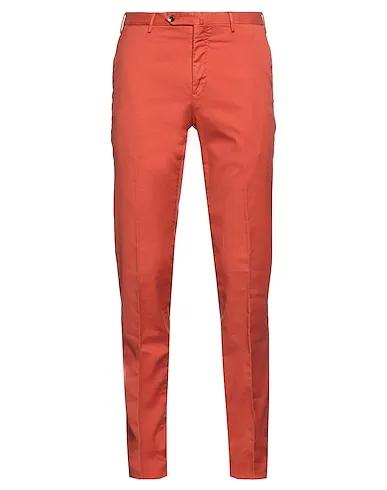 Orange Canvas Casual pants