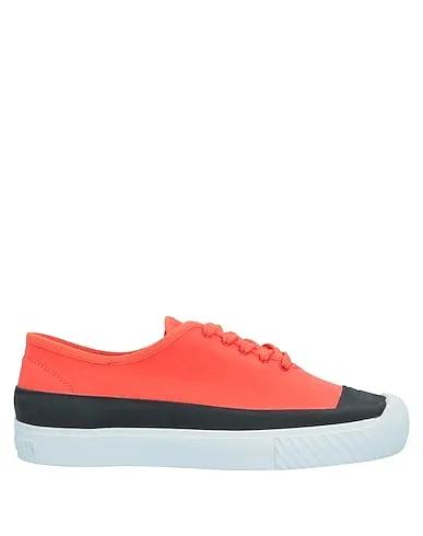Orange Canvas Sneakers