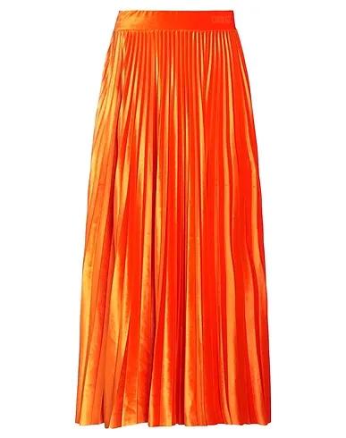 Orange Chenille Midi skirt
