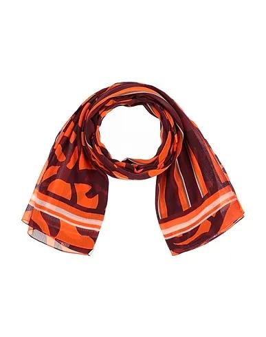 Orange Chiffon Scarves and foulards