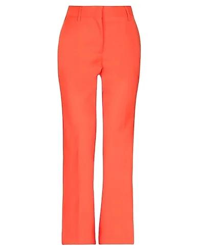 Orange Cool wool Casual pants